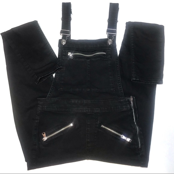 H&M Denim - H&M Divided Black Jeans Denim Overalls